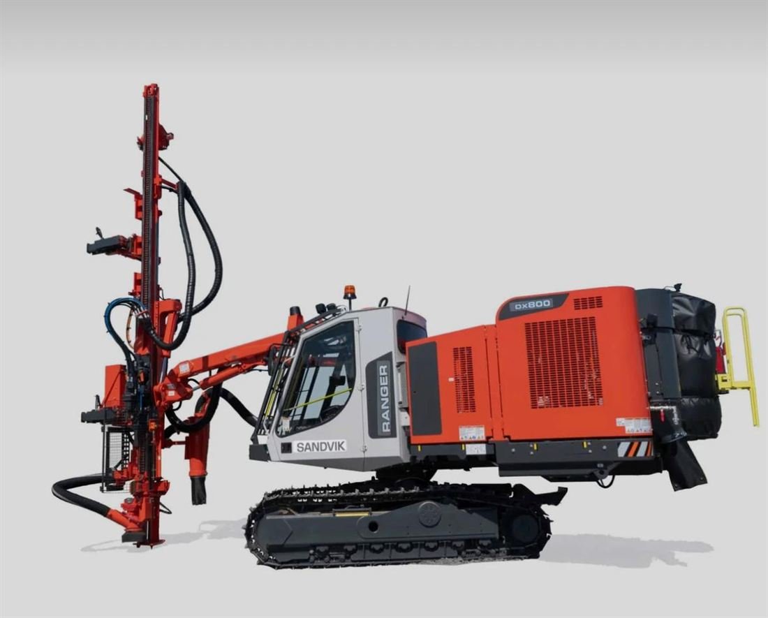 Sandvik DX800 2016 model paletli üstten darbeli delici